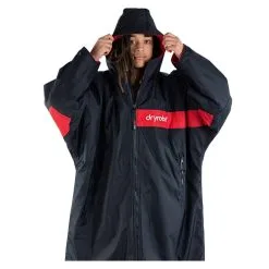 DryRobe DryRobe Advance Longsleeve Rain Jacket Remix Range - Black/Red/Red -Snowboard Sales dryrobe advance longsleeve rain jacket remix range black red red p25847 36899 image