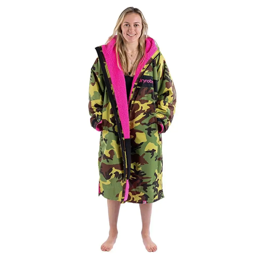 DryRobe DryRobe Advance Longsleeve Rain Jacket Remix Range - Camo/Pink/Black 3 DryRobe DryRobe Advance Longsleeve Rain Jacket Remix Range - Camo/Pink/Black