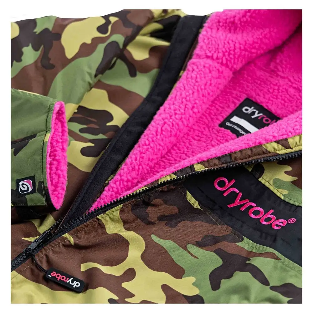 DryRobe DryRobe Advance Longsleeve Rain Jacket Remix Range - Camo/Pink/Black 6 DryRobe DryRobe Advance Longsleeve Rain Jacket Remix Range - Camo/Pink/Black - Image 4