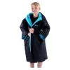 DryRobe DryRobe Advance Shortsleeve Junior Rain Jacket - Black/Blue -Snowboard Sales dryrobe advance shortsleeve junior rain jacket black blue p25849 36916 image