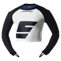 Energiapura Energiapura Padded Junior Race Shirt - Black/Electric Blue
