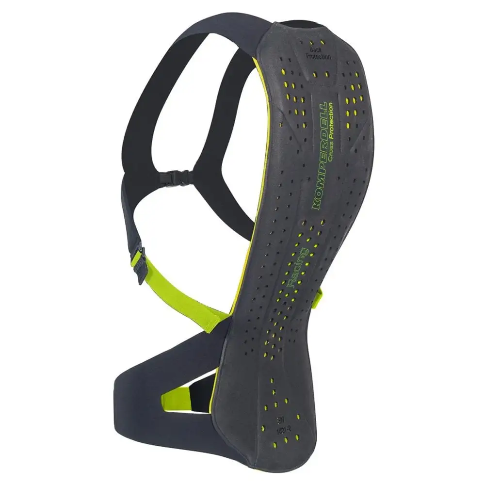 Komperdell Komperdell Junior Back Protector - Black/Green 3 Komperdell Komperdell Junior Back Protector - Black/Green