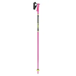Leki Leki Racing Kids Junior Ski Pole - Neon Pink/Black/Neon Yellow