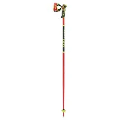 Leki Leki WCR TBS SL 3D Ski Pole - Red/Black/Neon Yellow