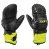 Leki Leki World Cup Race Flex S Junior Ski Mittens - Black-Ice Lemon