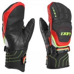 Leki Leki World Cup Race Flex S Junior Ski Mittens - Black/Red