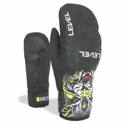 Level Level Junior Race Mitten - Black
