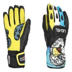 Level Level SQ CF Junior Race Glove - PK Rainbow