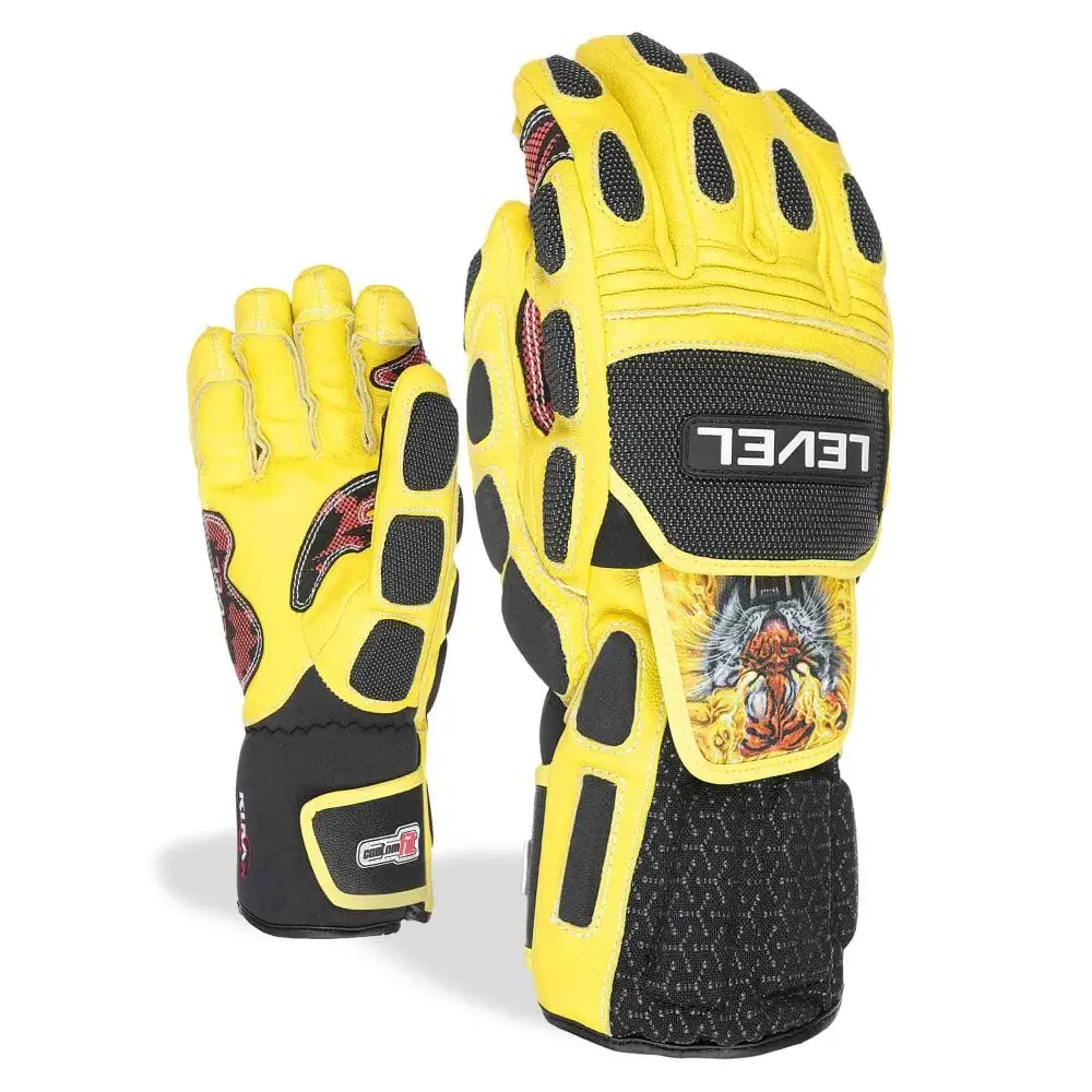 Level Level World Cup CF Race Glove - Goldenrod 3 Level Level World Cup CF Race Glove - Goldenrod