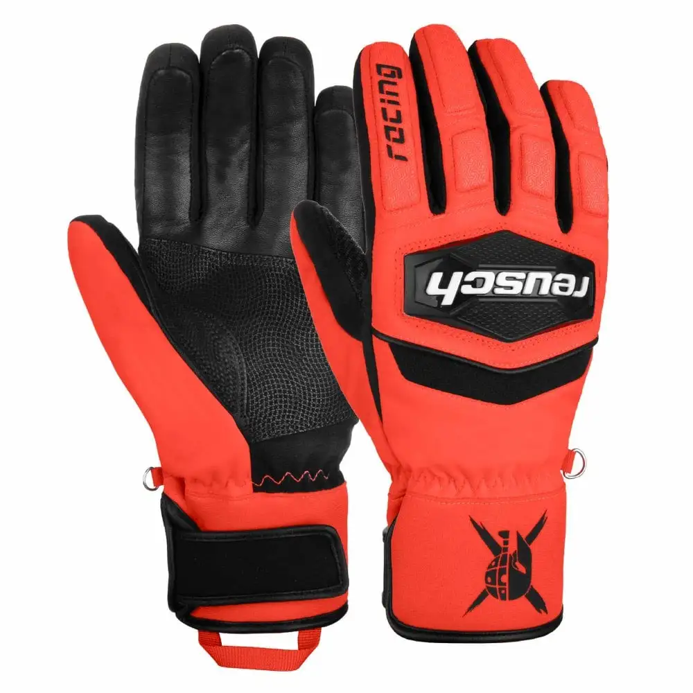 Reusch Reusch World Cup Warrior R-Tex XT Junior Race Glove - Black/Fluorescent Red 4 Reusch Reusch World Cup Warrior R-Tex XT Junior Race Glove - Black/Fluorescent Red - Image 2