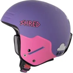 Shred Shred Basher NoShock Helmet - Air Purple (FIS Approved)